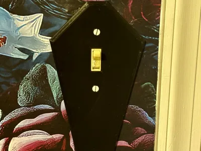 Coffin Light Switch Plate