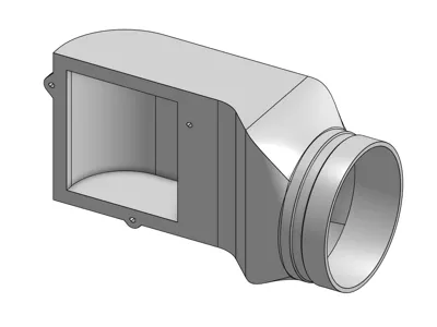 4in X1E Low Profile Fume Extractor (Bolt On)