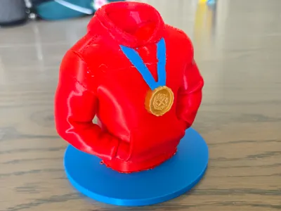 Hoodie Medal Pen Holder