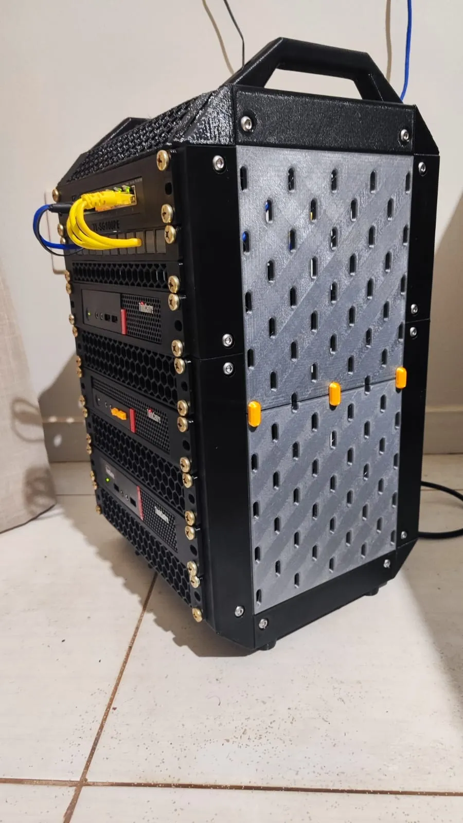 Lab Rax 8U Skadis Side Panels - Free 3D Print Model - MakerWorld