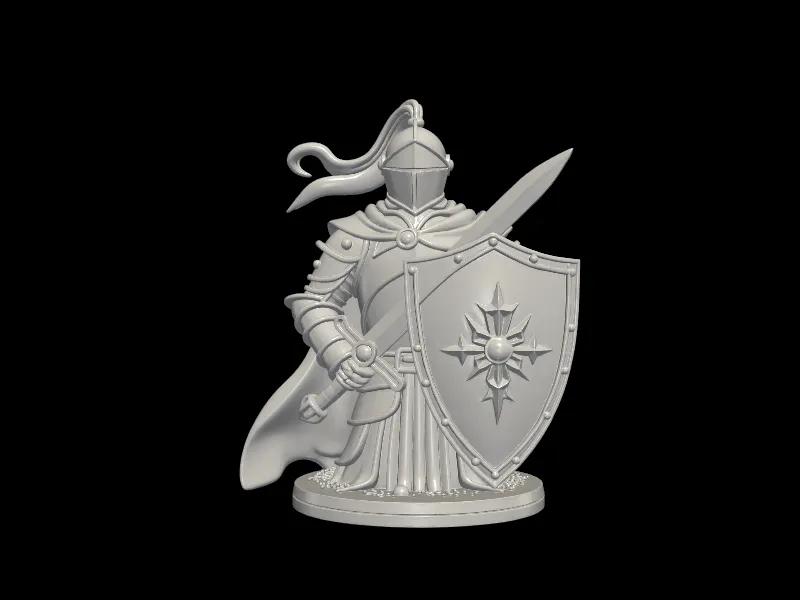 Armored Knight with Shield & Sword 3D Model by BROSCO STUDIO MakerWorld ...