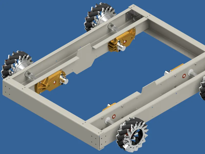 Mecanum wheel car