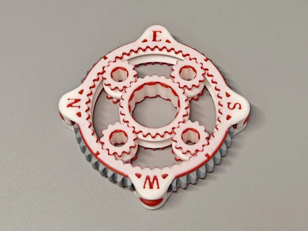 Fidget Compass Compass - Small Planetary Gear Fidget Spinner Fidget Toy TA4 Compass by ...