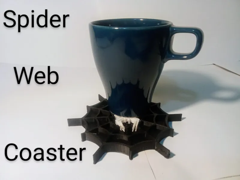 Spider web coaster