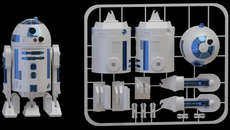 R2D2 kit Card + R2Q5 Kit Card