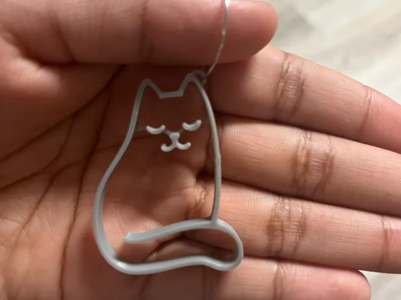 Simple cat keychain!