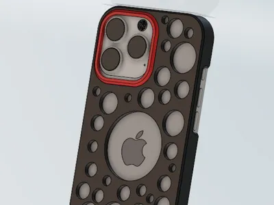 iPhone 16 pro max case with different cam-frame
