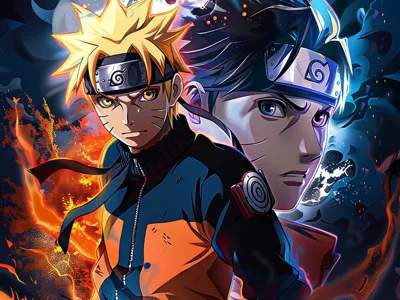 Naruto and Sauske