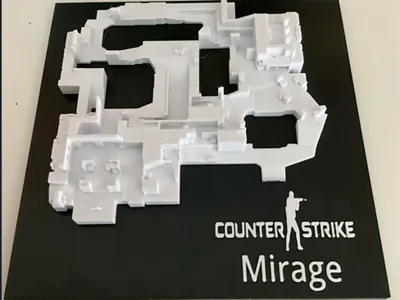 CSGO Mirage 3D Model