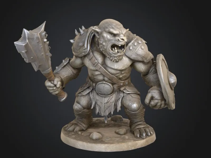 Orc Sentinel - Dungeons and Dragons Original