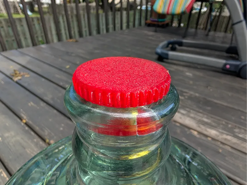 TPU Stopper/Plug for glass 3 gallon water jugs