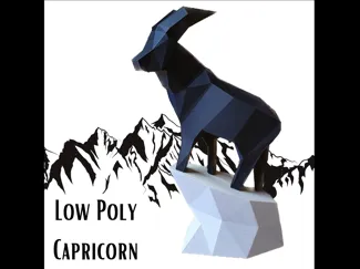 Low Poly Capricorn