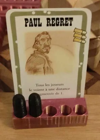 Accessories for wanted bang board game