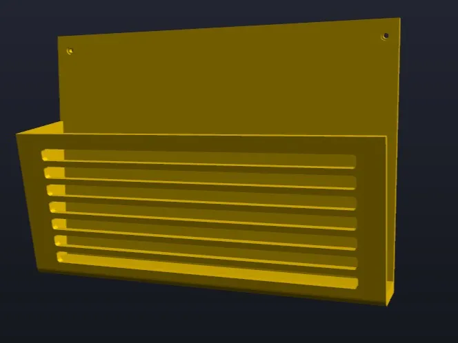 Wallmounted document holder