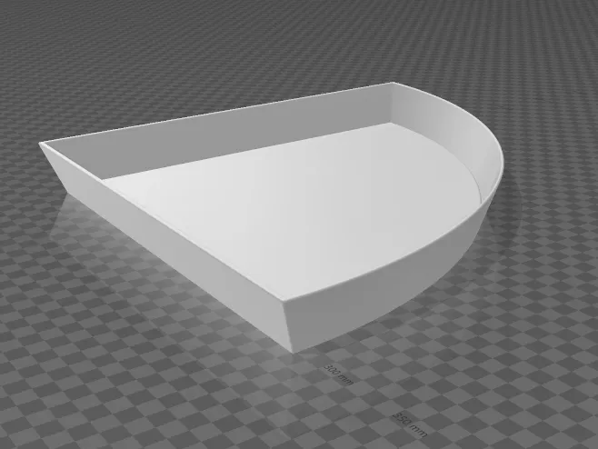 Corner plant saucer - Sottovaso da Angolo - Param.