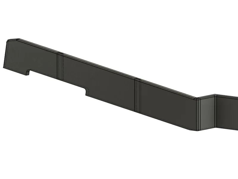 A320 Pedestal Edge Right