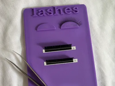 silk lashes plate