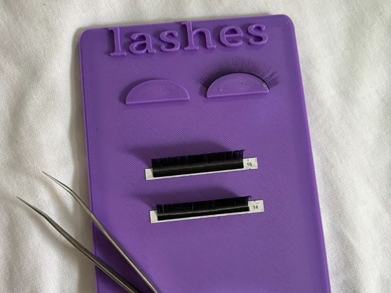 silk lashes plate