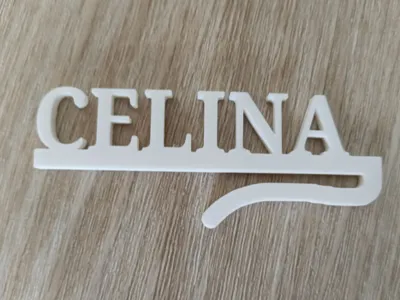 Name Clip for glasses and cups