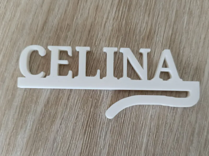 Name Clip for glasses and cups