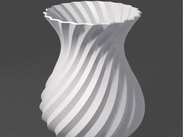 Modern stylish vase