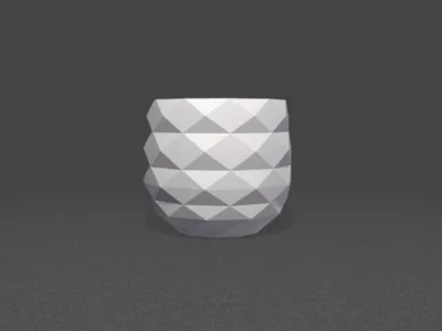 geometric vase