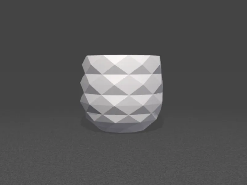geometric vase