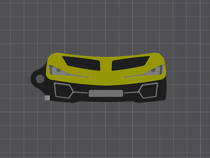 Lamborghini Fenomeno Keychain