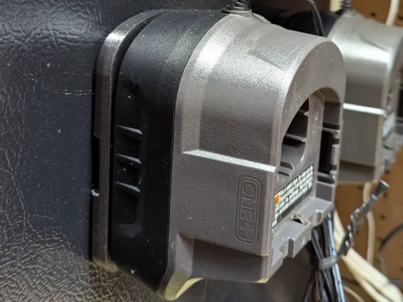 Ryobi Charger mount