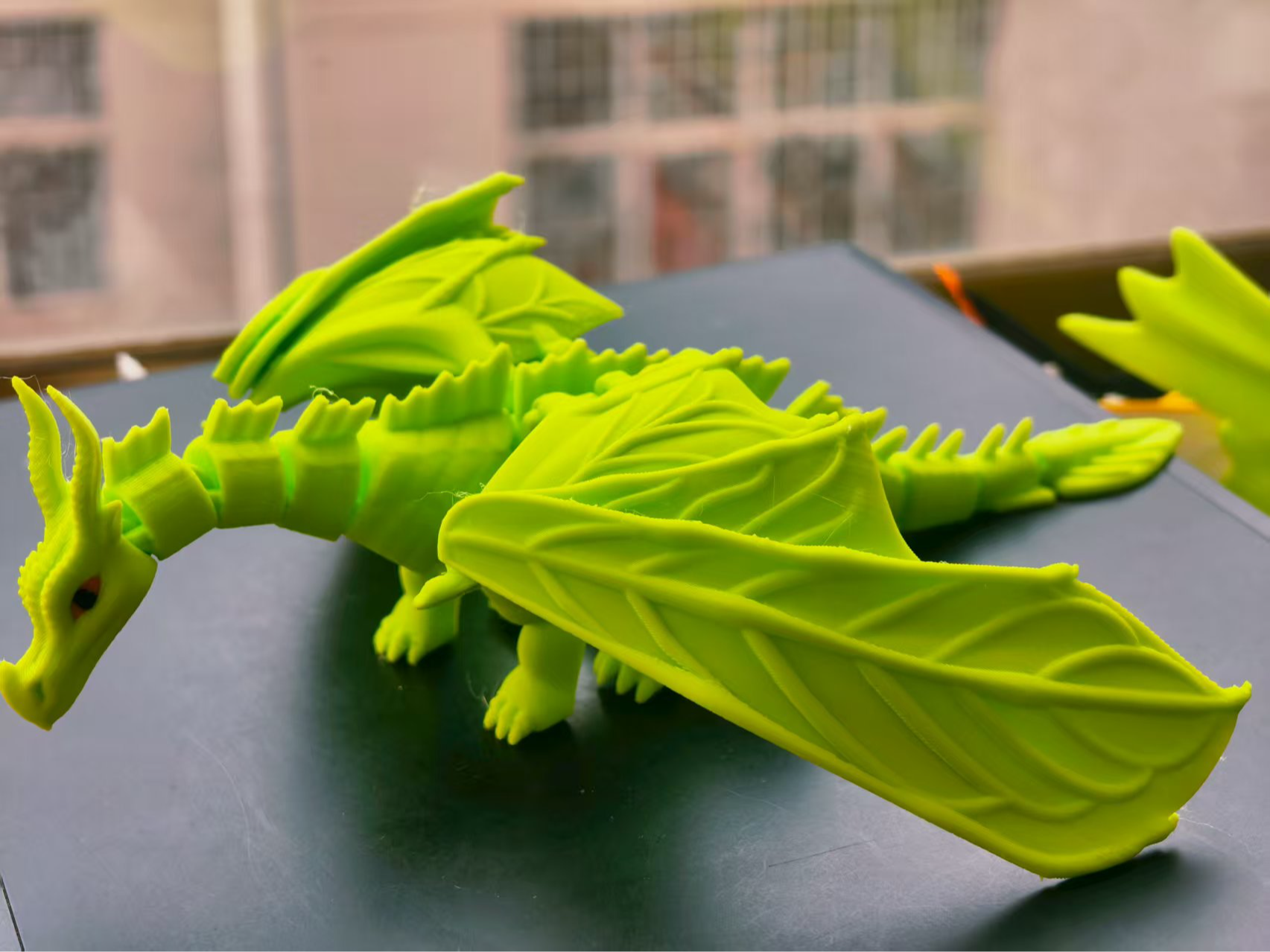 Winged Leaf Dragon, no supports, printable on A1 mini - Free 3D