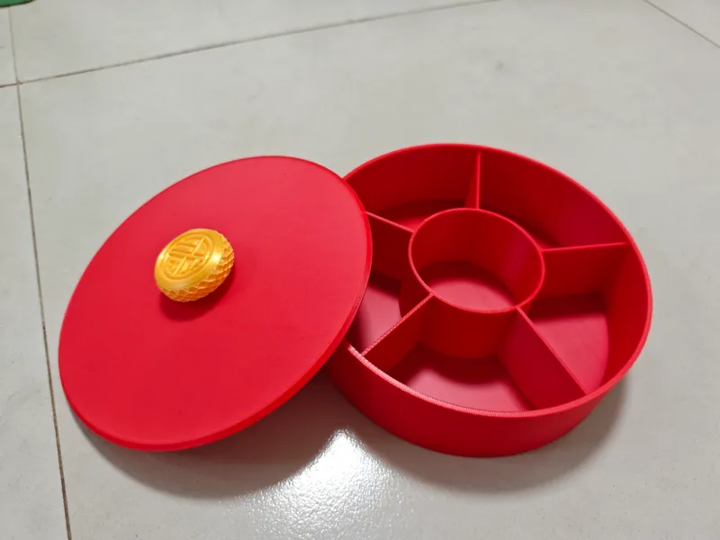 可编辑参数化圆形果盘生成器