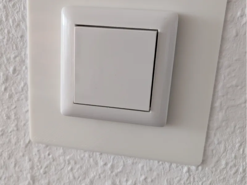 Lichtschalterrahmen Taptenschutz