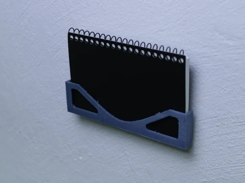 Minimalist A7 Notebook Holder (Wall-Mount & Desk)