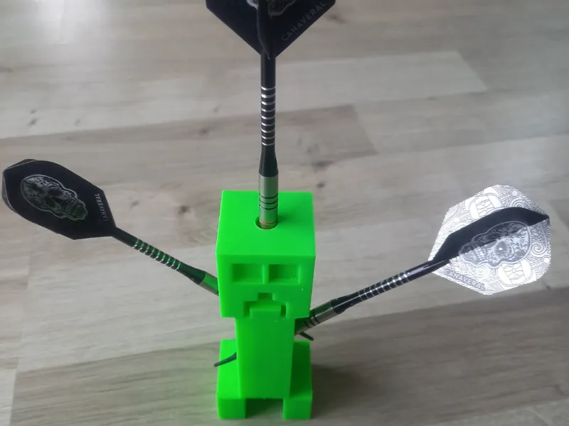 porte fléchette Creeper Minecraft