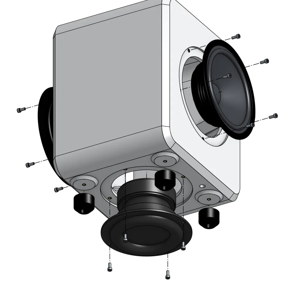 Tang Band W5-1138SMF passive radiator subwoofer by Matt Shirley ...