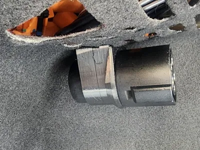 Tesla Model 3 J1772 Adapter Holder in Trunk