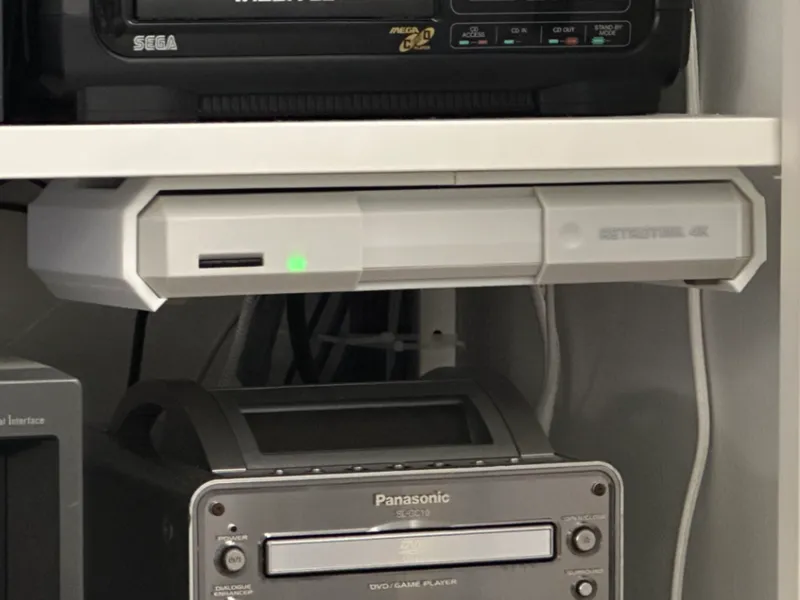 Retrotink 4K undershelf mount.