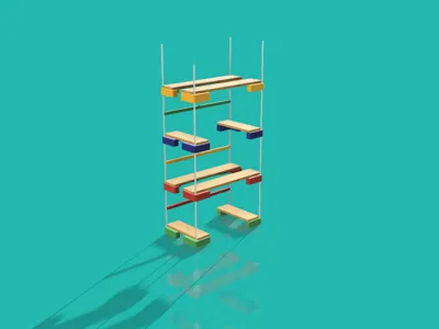 Sliding basket organizer