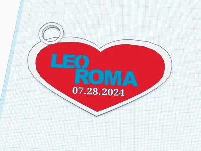 LR LoveKeyChain