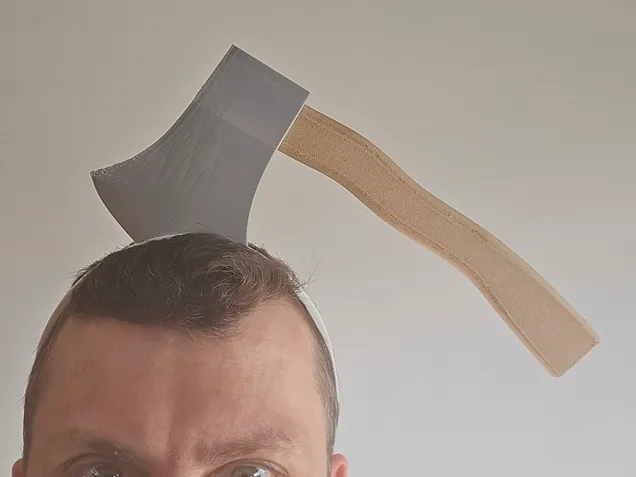 Halloween headband axe
