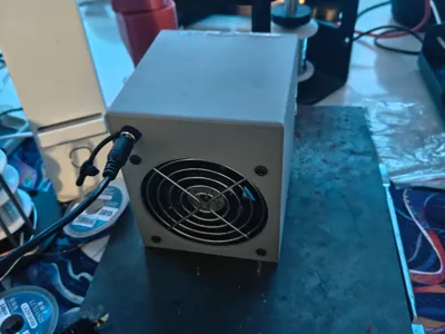 Low-cost powerful solder fume extractor