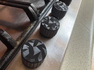 Custom Replacement Knob for Gas Cooktop