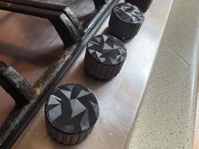 Custom Replacement Knob for Gas Cooktop
