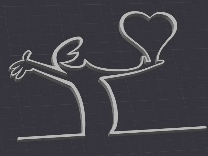 Balum with a heart