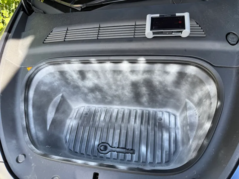 Tesla Model Y Frunk Scan