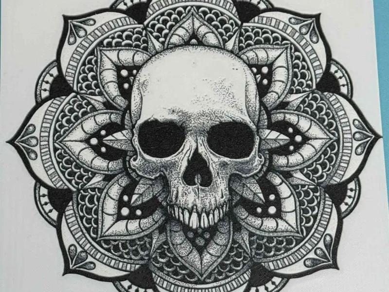Mandala Skull Hueforge