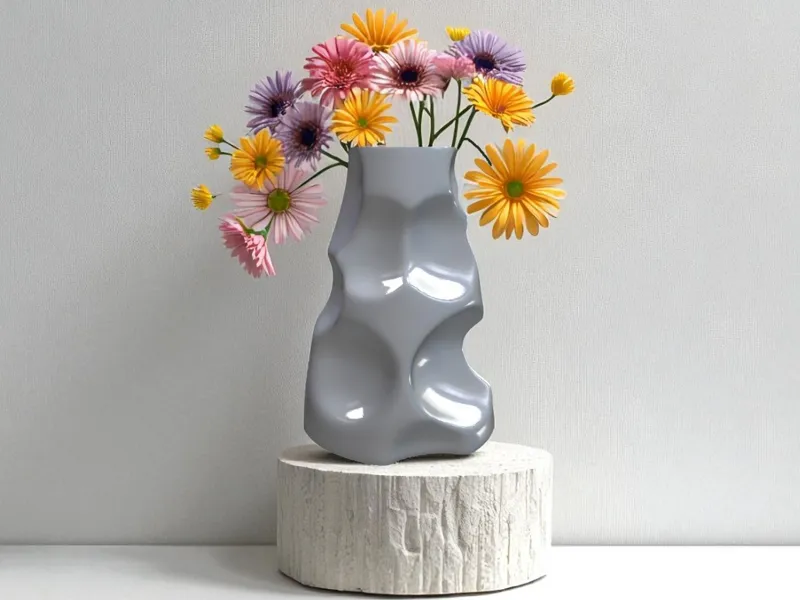 Rock Vase - Modern Sculptural Planter