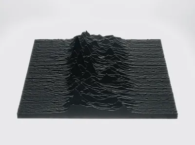 Joy Division | Unknown Pleasures 3D Sculpture