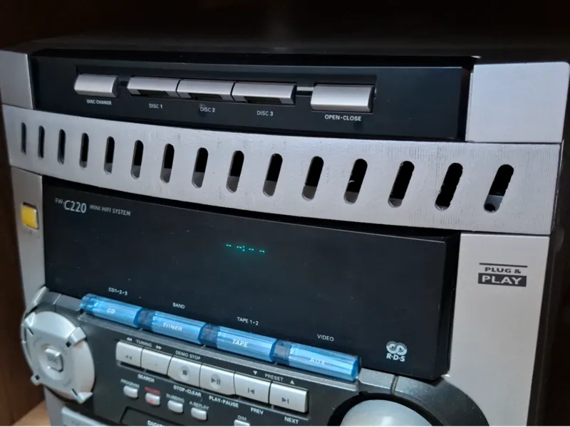 Philips PW-C220 Disk Changer Delete Panel