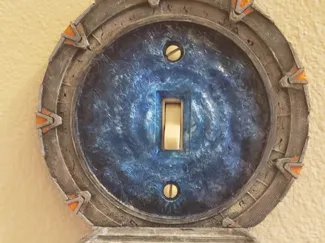 Stargate light switch cover